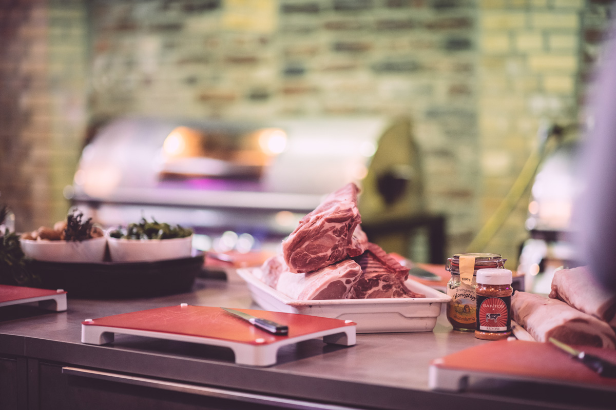 Grillgut vorbereiten Santos Topigs Macher